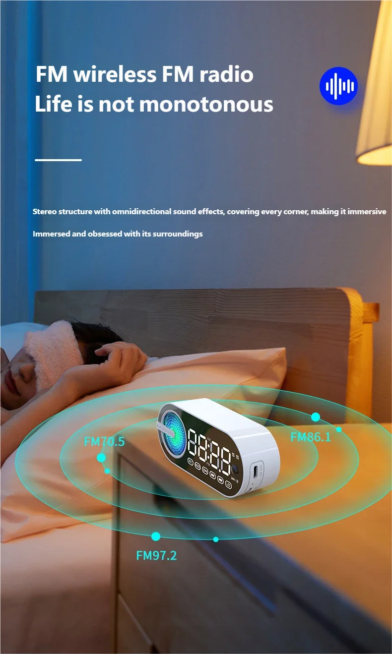 CowLost | product_id-homefish-smart-wireless-bluetooth-mini-speaker-alarm-clock-portable-subwoofer-gift |13
