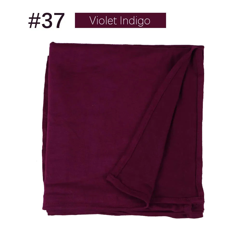 CowLost | muslim-women-stretchy-jersey-hijab-plain-cotton |16