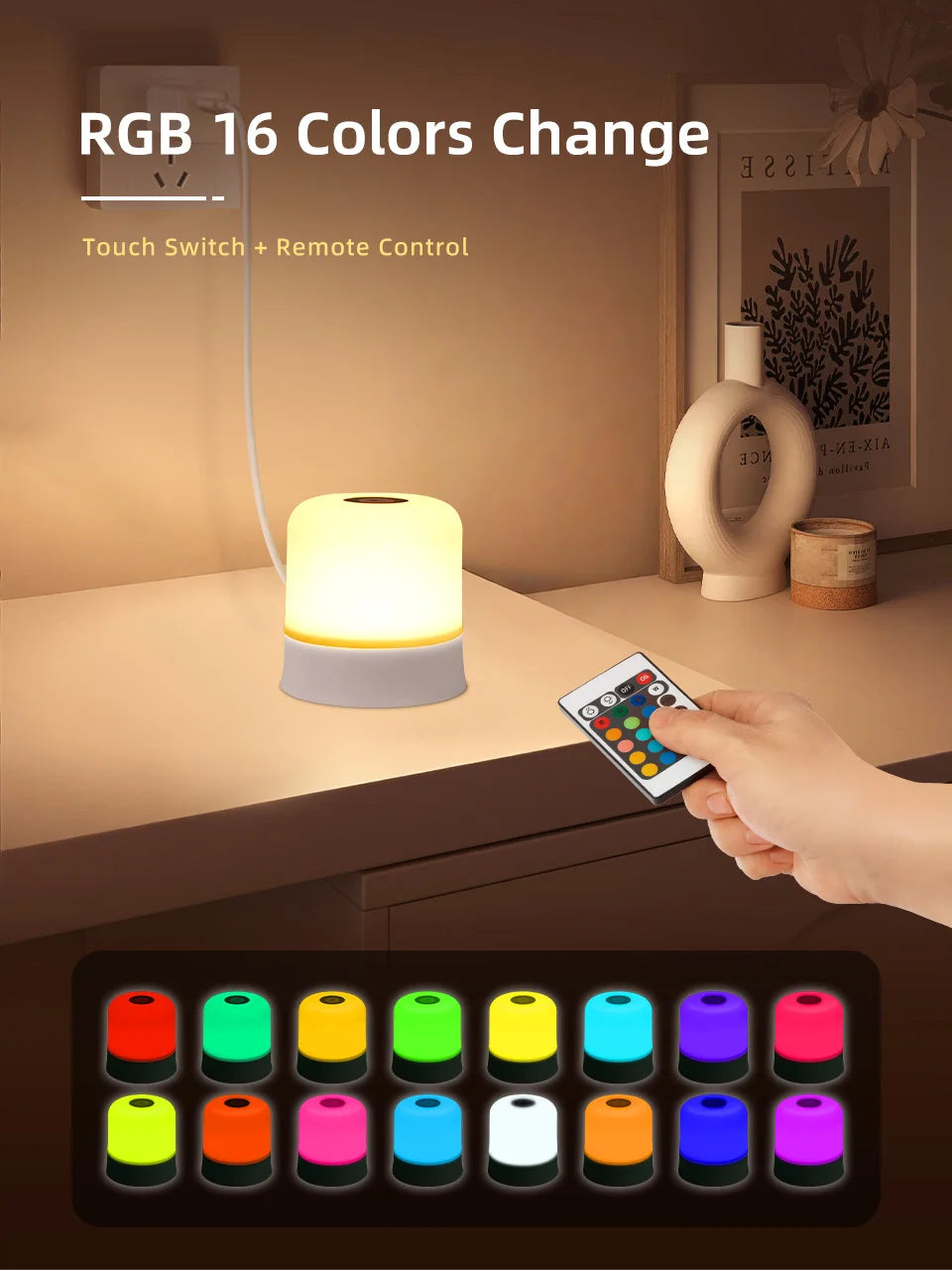 CowLost | product_id-ggbingo-rechargeable-touch-rgb-dimmable-night-light-with-remote-for-bedroom-and-living-room |8