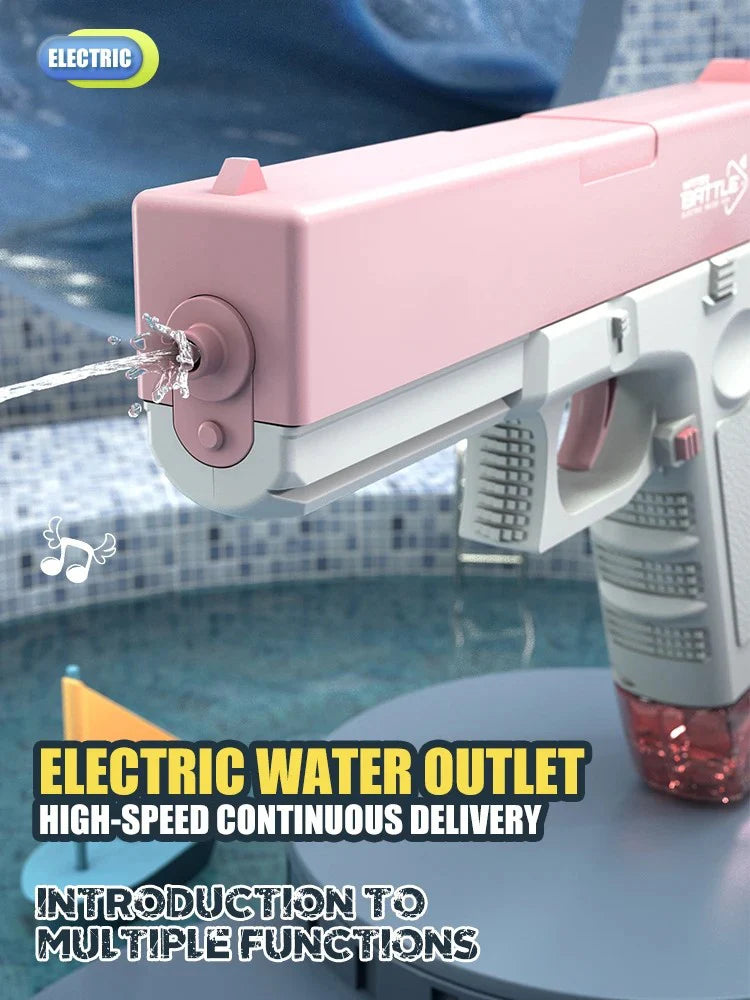 Portable Automatic Electric Burst Water Gun Toy for Kids Outdoor Play