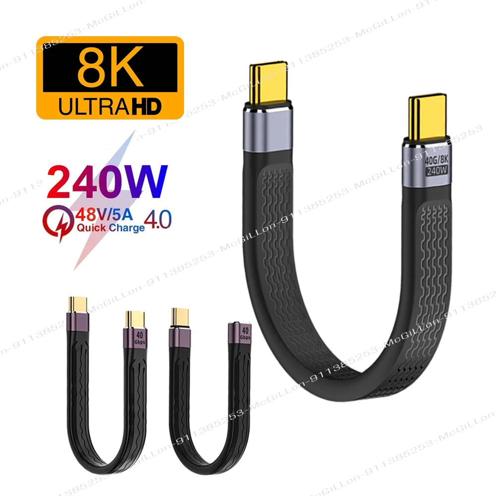 CowLost | product_id-240w-5a-usb-c-to-usb-c-thunderbolt-4-cable-40gbps-8k-60hz-fast-charge-for-macbook-samsung-xiaomi |1