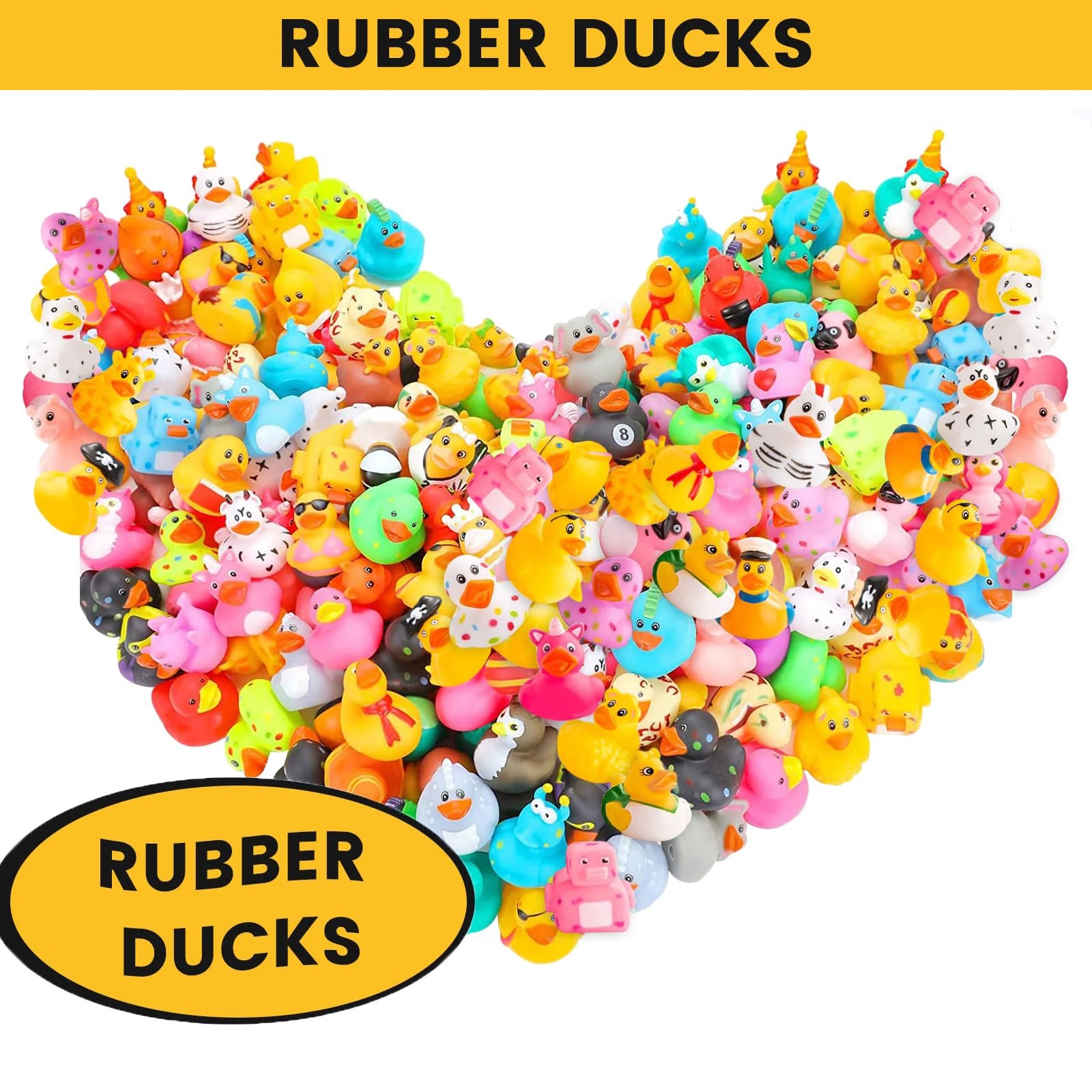 CowLost | product_id-1-100pcs-bulk-car-ducks-assortment-jeep-ducking-floater-bath-toys-party-favors |11