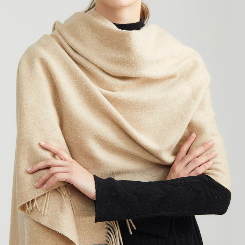 CowLost | wool-scarf-women-thick-cashmere-winter-scars |41