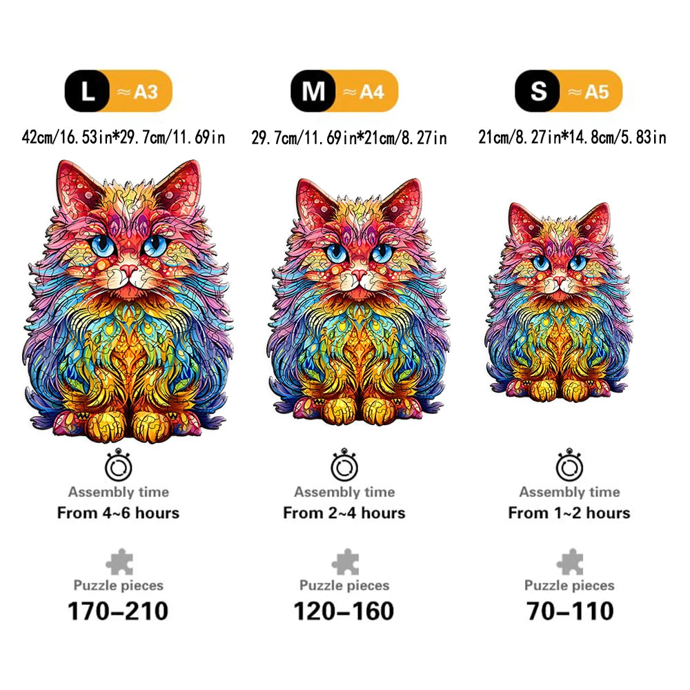 CowLost | persian-cat-wooden-puzzles-for-advanced-players-creative-various-special-shapes-creative-gifts-for-boys-and-girls-gifts |5