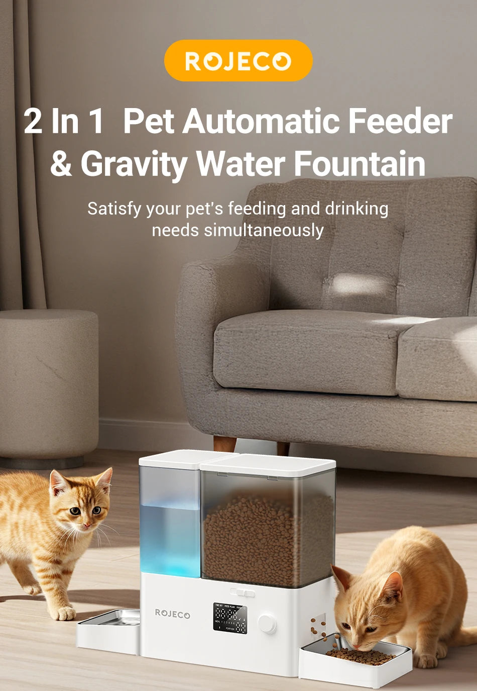 CowLost | dog-diaper-pads-liners-rojeco-8-5l-2-in-1-automatic-pet-feeder-with-water-dispenser |7