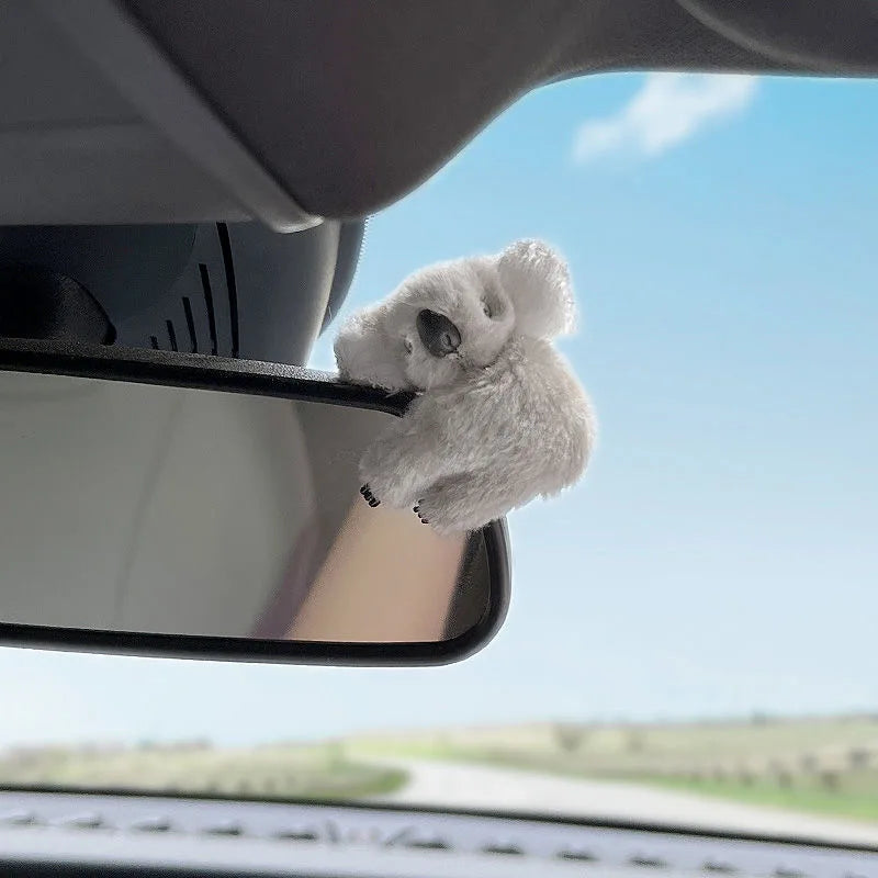 CowLost | product_id-plush-koala-car-interior-decoration-clip-for-rearview-mirror-sun-visor-gift |2