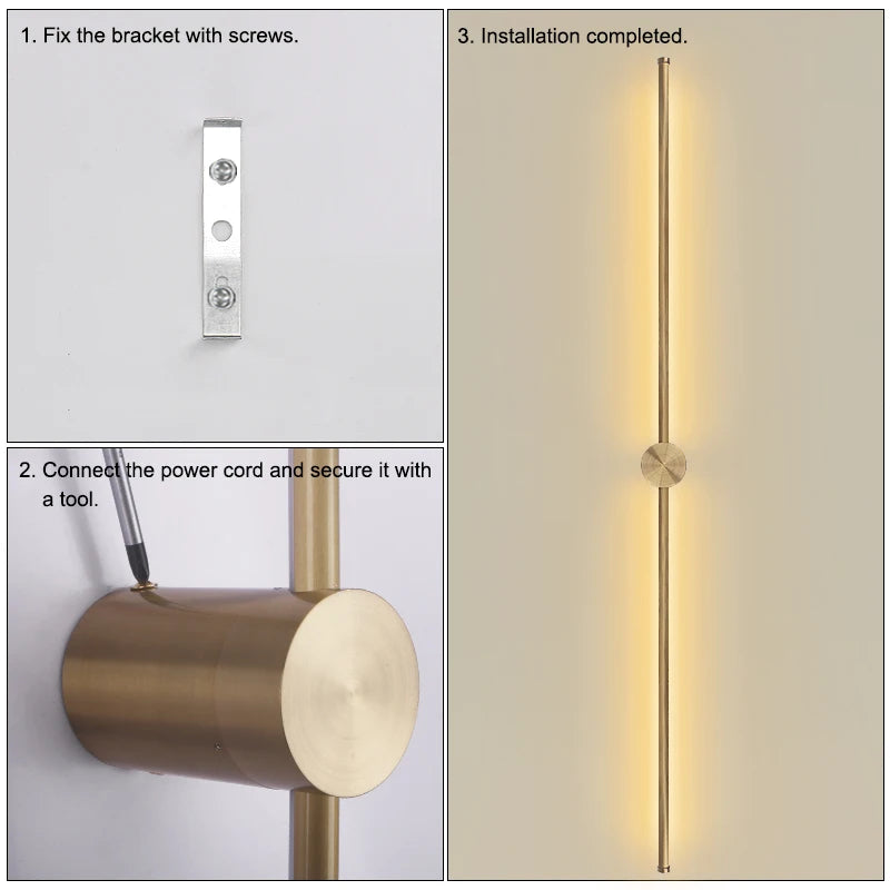 CowLost | product_id-modern-led-wall-lamp-100-120cm-white-gold-corridor-bedside-sconce-indoor-lighting |6