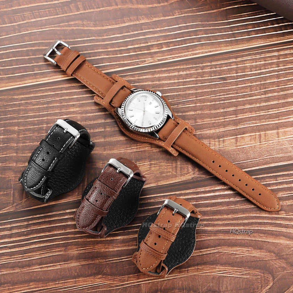 CowLost | product_id-genuine-vintage-cowhide-leather-watch-strap-18mm-20mm-22mm-replacement-band-for-seiko-men-women |4