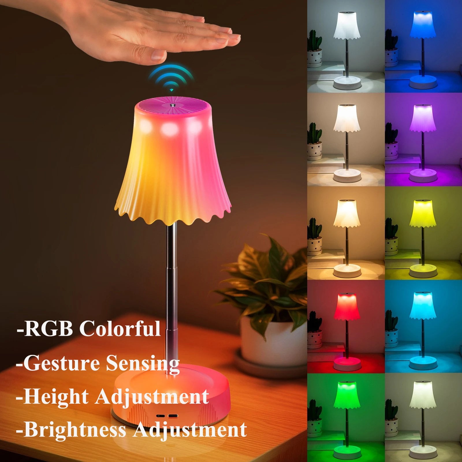 CowLost | product_id-rgb-led-hand-gesture-sensor-night-lamp-usb-rechargeable-2600mah-bedside-light |1