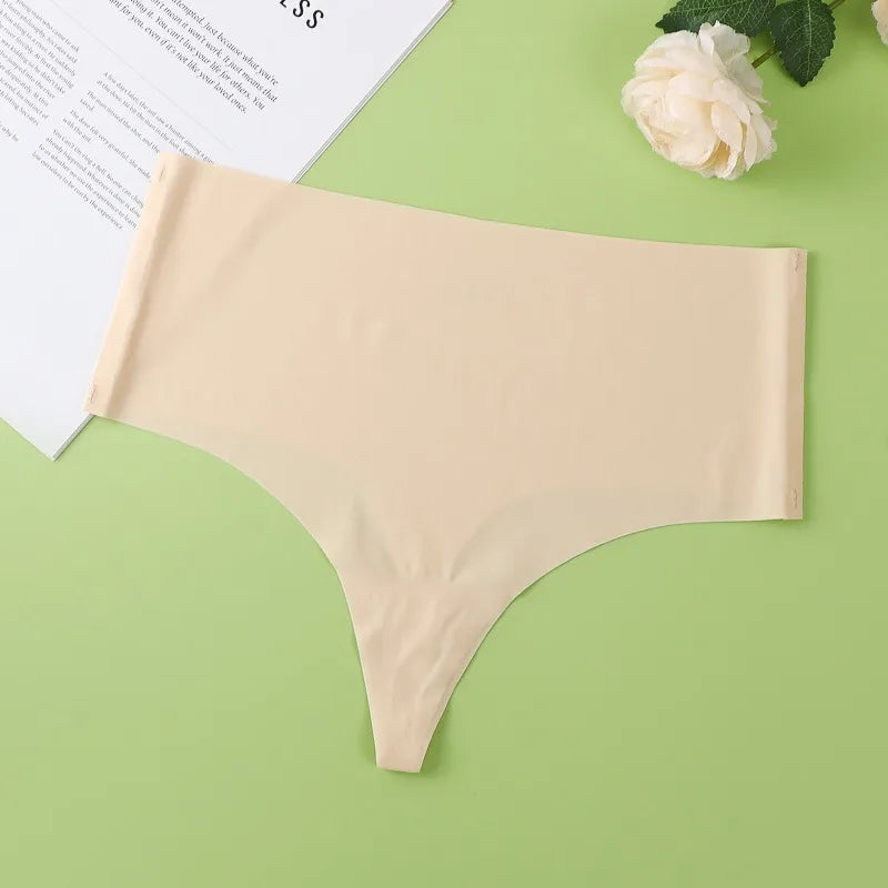 CowLost | product_id-seamless-high-waist-g-string-thong-panties-for-women-soft-summer-underwear |10