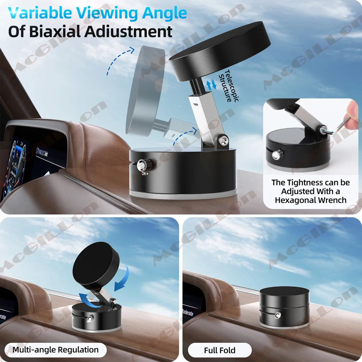 CowLost | product_id-universal-foldable-magnetic-double-sided-suction-cup-phone-holder-stand |9