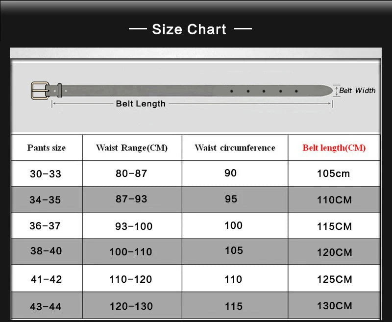 CowLost | 3-8cm-men-high-quality-genuine-leather-belt |7