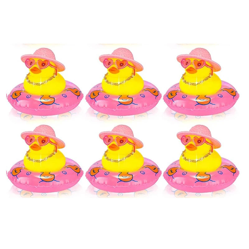 CowLost | product_id-6-pack-cowboy-rubber-ducks-with-hat-and-scarf-mini-party-favor-toys-for-shower-and-birthday |12