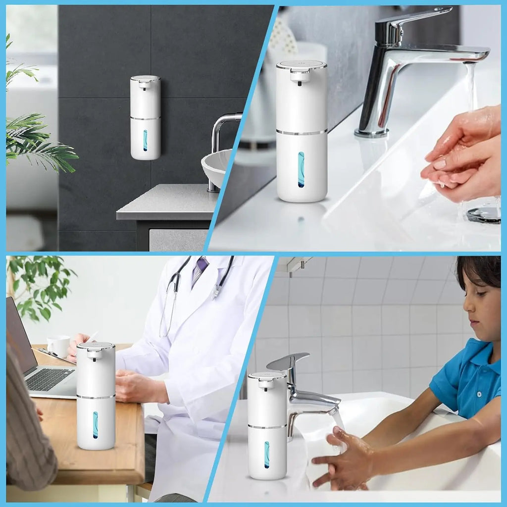 CowLost | product_id-homefish-380ml-touchless-usb-rechargeable-automatic-foaming-soap-dispenser-with-4-foam-levels |11