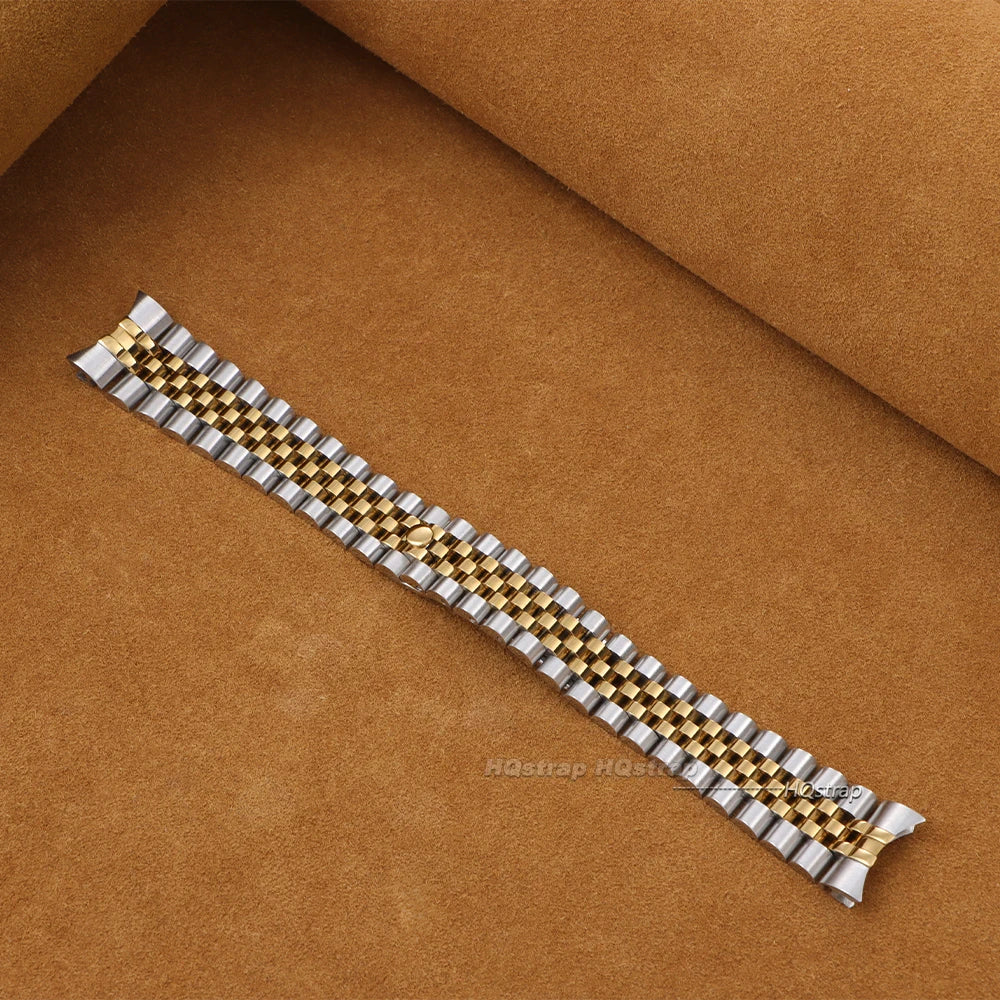 CowLost | product_id-curved-end-stainless-steel-jubilee-watch-strap-for-rolex-13-21mm-unisex-luxury-band |11