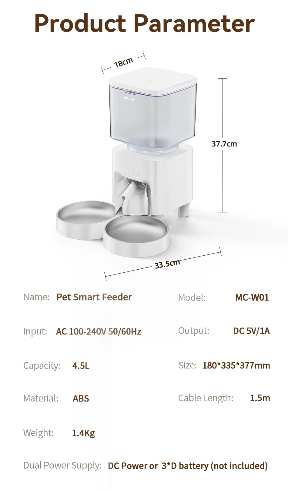 CowLost | dog-diaper-pads-liners-rojeco-4-5l-automatic-smart-pet-feeder-with-wifi-app-control |20