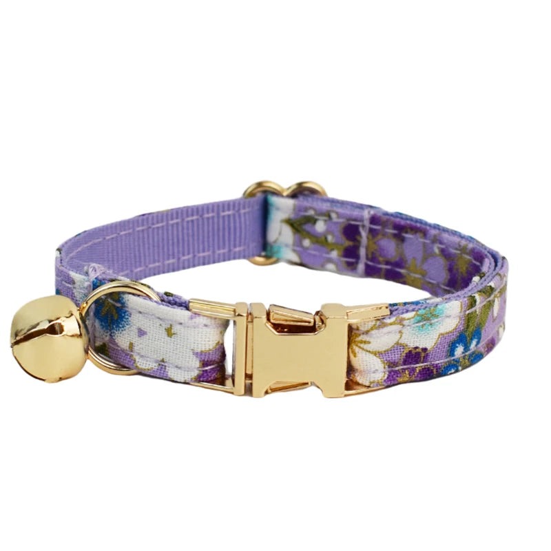 CowLost | cat-furniture-adjustable-cat-collar-with-bowknot-and-safety-release |21