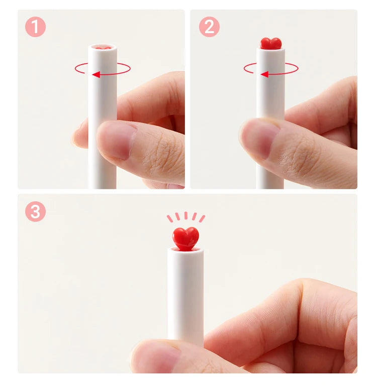 CowLost | product_id-kaco-first-cute-love-0-5mm-black-ink-gel-pen-set-rotating-ballpoint-for-valentines-day-gift |4