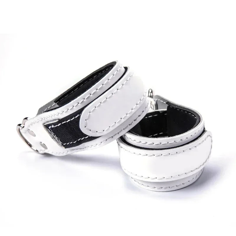 CowLost | sporting-goods-adjustable-leather-ankle-strap-cuffs-for-cable-machine-attachment |4