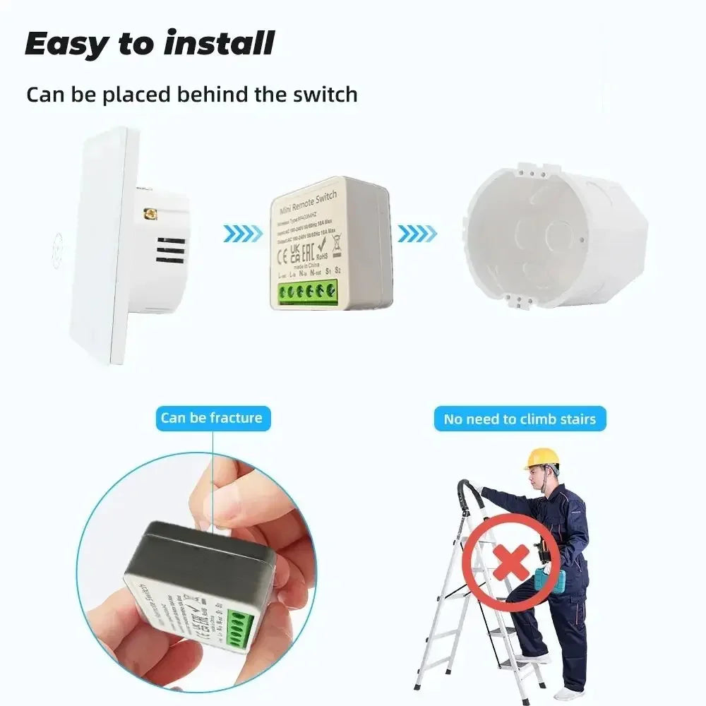 CowLost | led-lights-product_id-rf433-mini-smart-wireless-led-light-switch-remote-ac100v-240v-16a |8