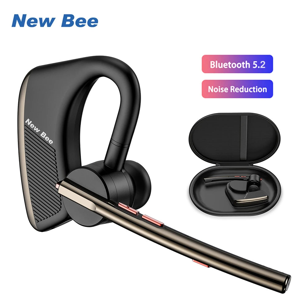 CowLost | new-bee-m50-bluetooth-headset-wireless-earpiece-earphones-24-hrs-talk-time-v5-2 |1