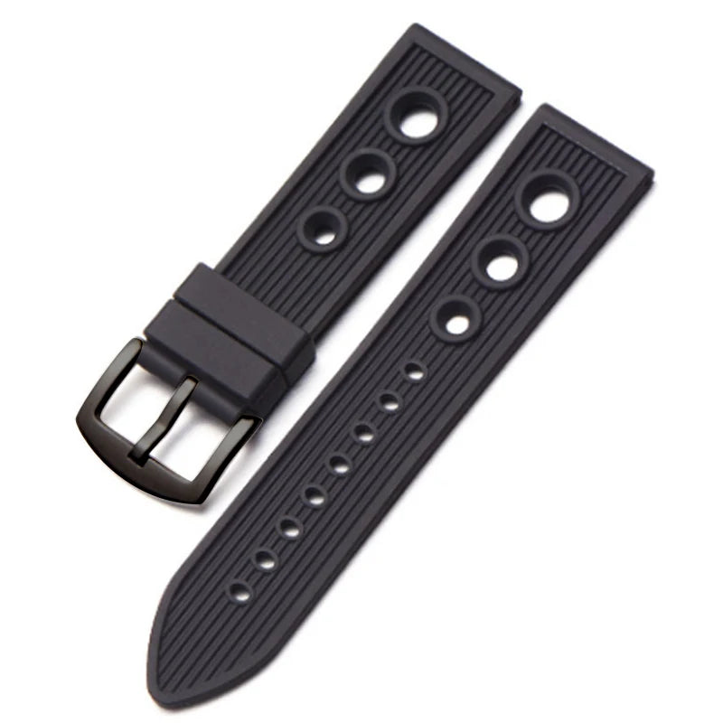 CowLost | product_id-22mm-waterproof-breathable-silicone-wrist-strap-for-rolex-and-seiko-watches |10