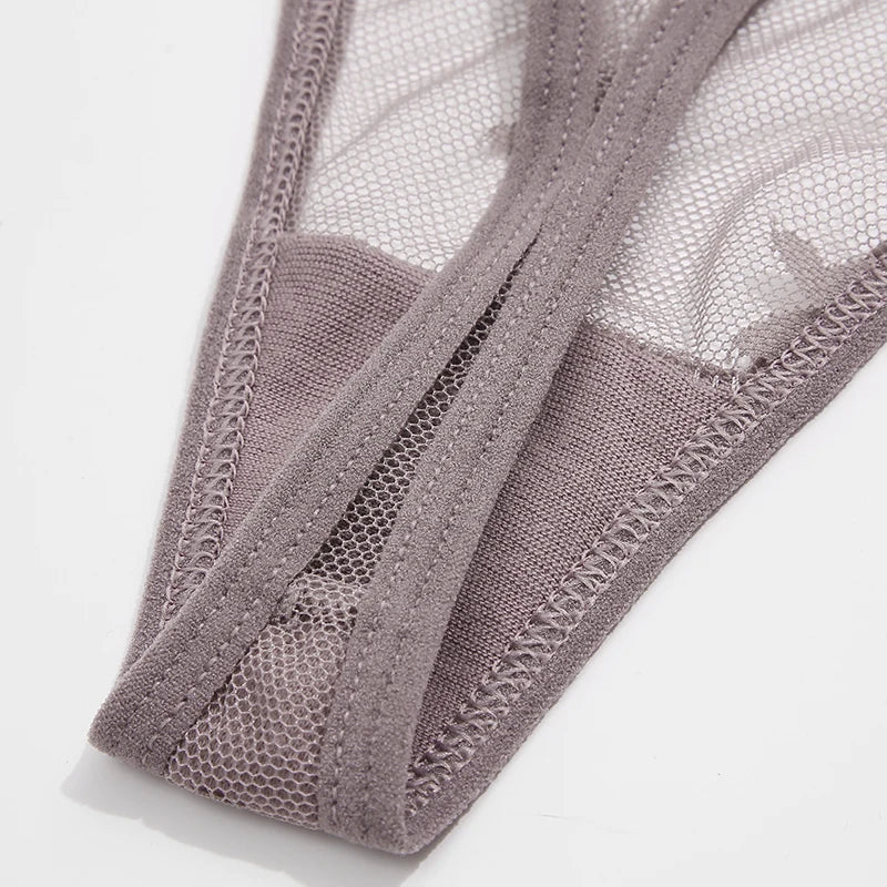 CowLost | activewear-pants-6pcs-women-transparent-mesh-thong-panties-g-string |27