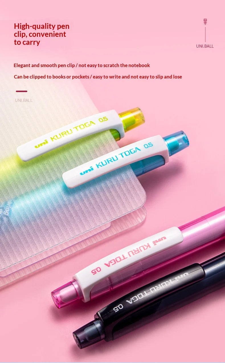 CowLost | product_id-uni-kuru-toga-450t-0-5mm-mechanical-pencil-with-ergonomic-grip-and-anti-smudge-lead-auto-rotating-tip-for-writing-and-sketching |11