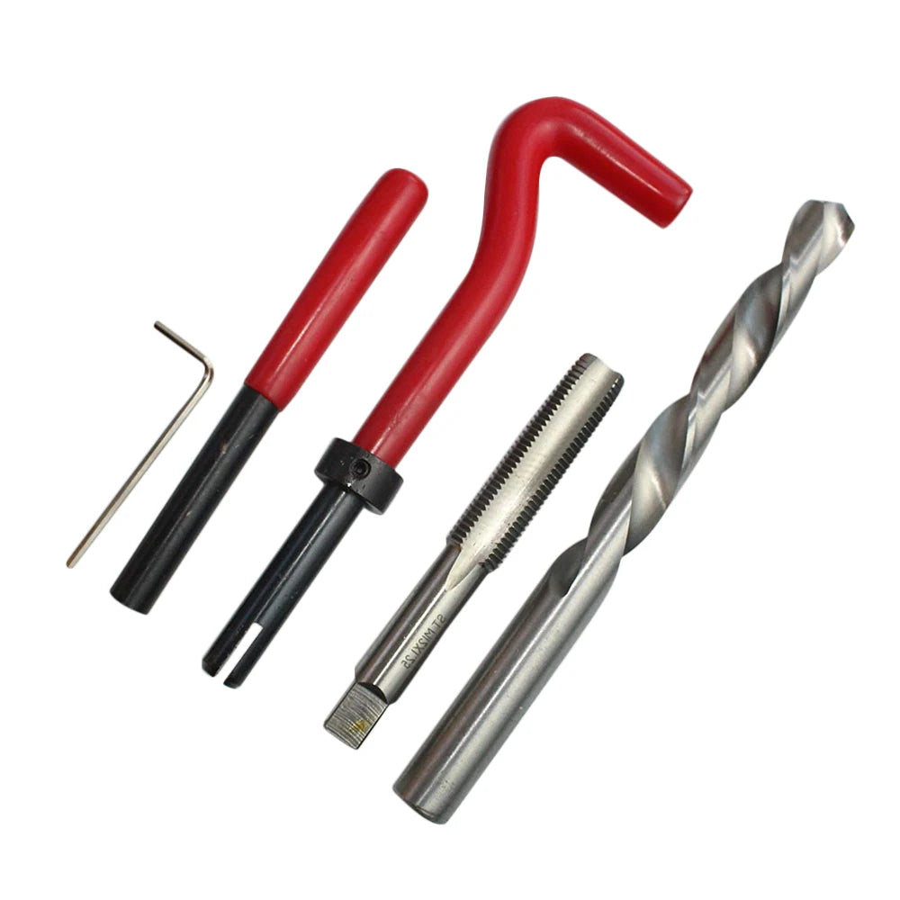 CowLost | product_id-15pcs-metric-helicoil-thread-repair-kit-m5-m14-m12x1-5-for-car-coil-tools |31