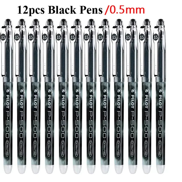 CowLost | product_id-pilot-p500-p700-gel-pens-0-5-0-7mm-black-red-blue-large-capacity-for-school-office-home-use |34