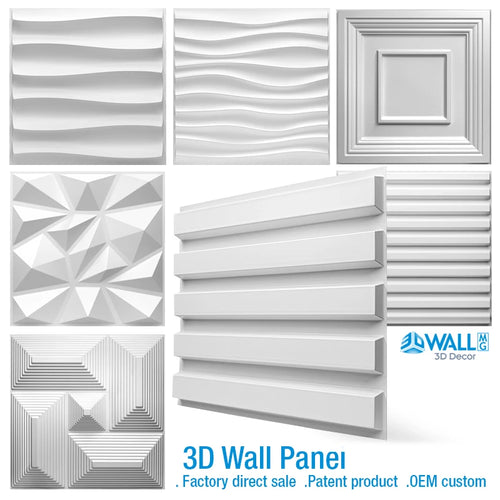CowLost | seasonal-holiday-decorations-30x30cm-3d-embossed-art-wall-panel-decorative-wallpaper |1
