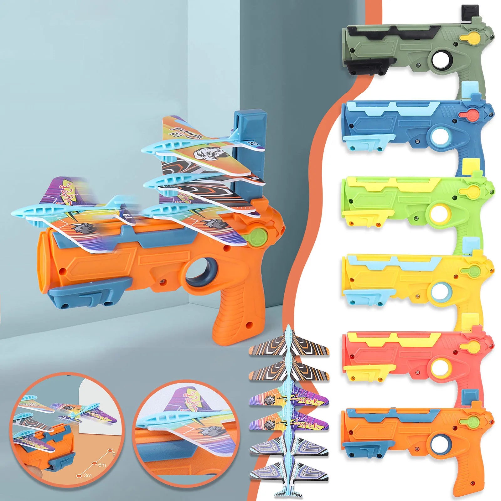 CowLost | airplane-launcher-bubble-catapult-with-6-small-plane-toys-shooting-game-gift-for-kids |18