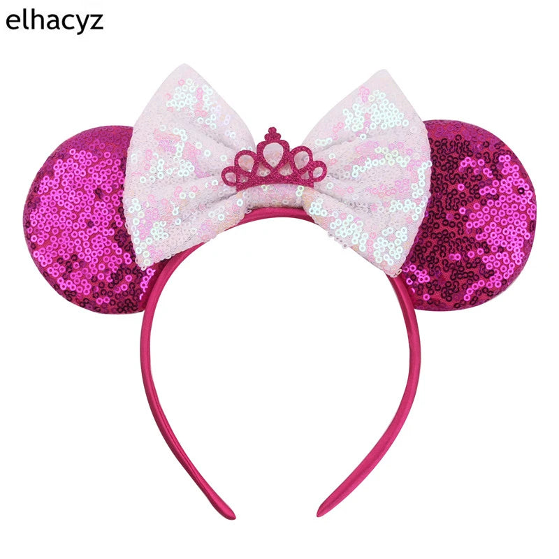 CowLost | disney-mickey-glitter-crown-hairband-for-girls |30