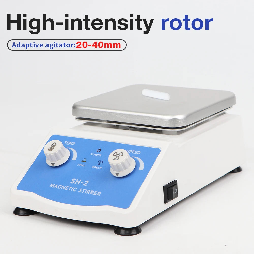 SH-2 Magnetic Stirrer Hot Plate 2000ml Adjustable Laboratory Mixer