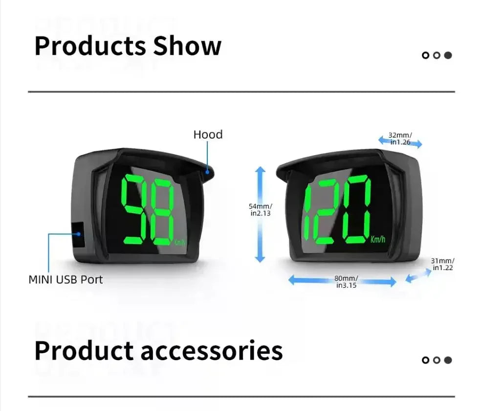 CowLost | universal-car-hud-head-up-display-gps-hud-digital-speedometer |16