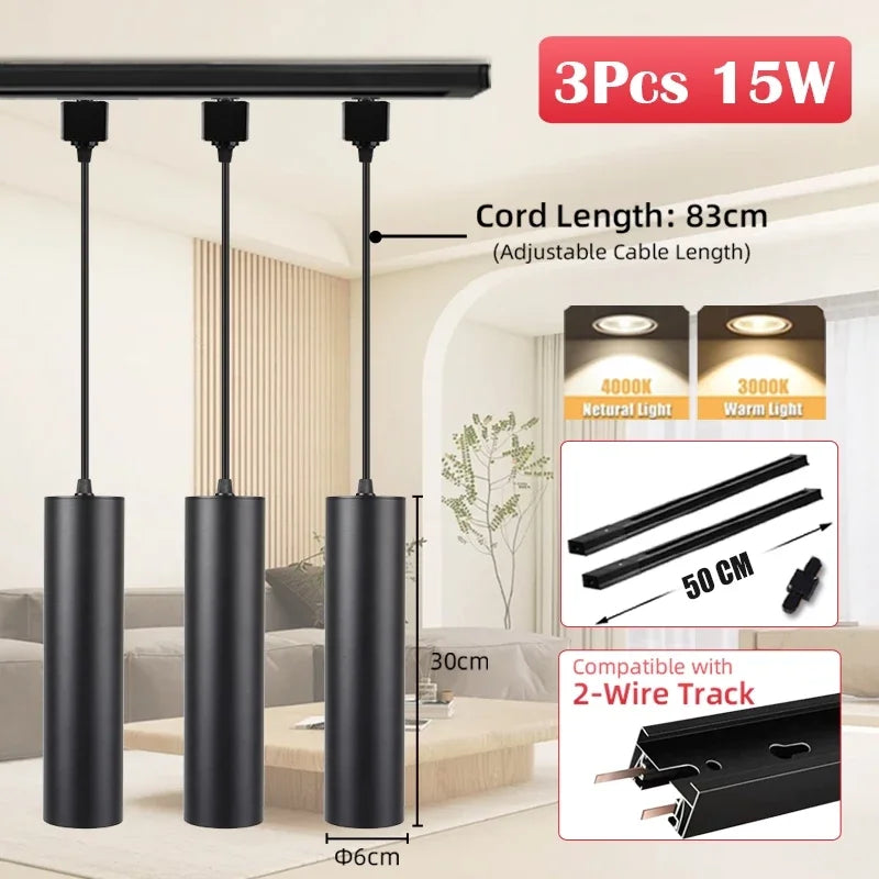 CowLost | seasonal-holiday-decorations-full-set-led-track-rail-lights-85-264v-modern-interior-spotlights |31