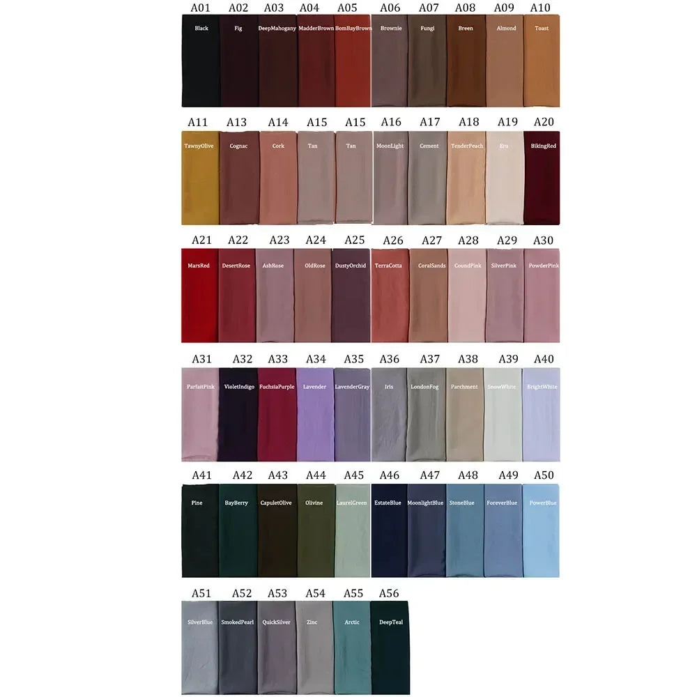 CowLost | muslim-women-chiffon-hijab-scarf |6