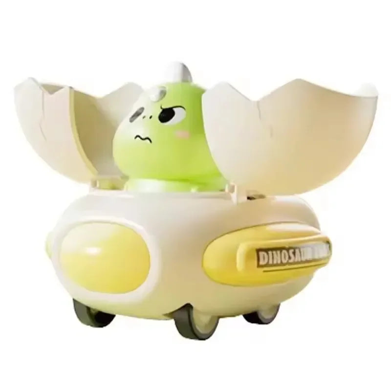 Cartoon Dinosaur Egg Plastic Bumper Car Classic Kids Interactive Toy