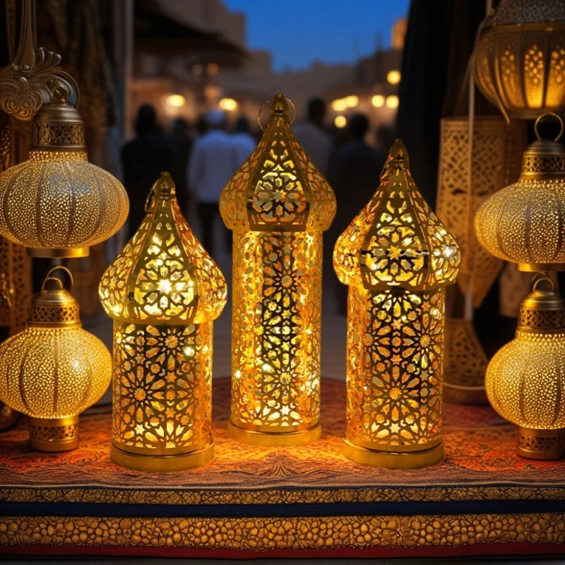 CowLost | festival-lights-metal-led-wind-lantern-ramadan-decorations-for-home |6