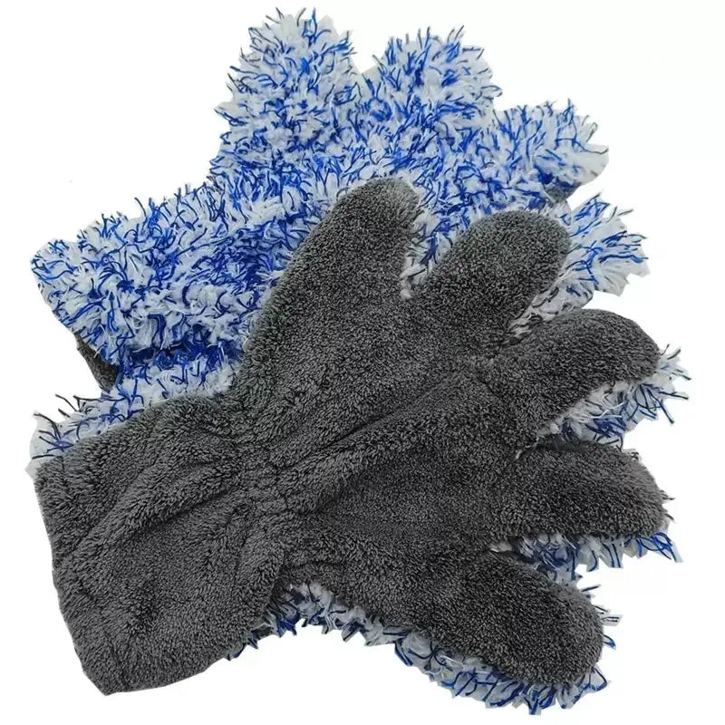 CowLost | car-wash-brushes-product_id-yiju-double-sided-plush-microfiber-car-wash-gloves-cleaning-mitt |9