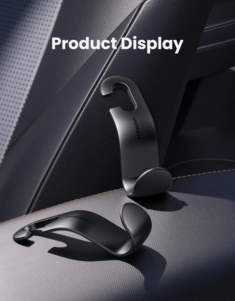 CowLost | ugreen-2pcs-car-holder-in-car-adjustable-backseat-headrest-hanger-hooks |14