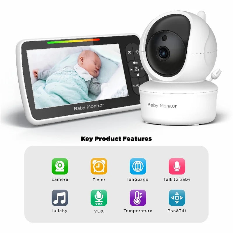 CowLost | baby-transport-accessories-babystar-5-video-baby-monitor-with-remote-pan-tilt-zoom-camera-and-audio |8