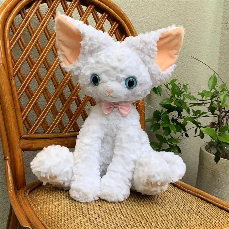 CowLost | fencing-barriers-devon-rex-plush-toy-german-curly-cat-soft-stuffed-doll |24