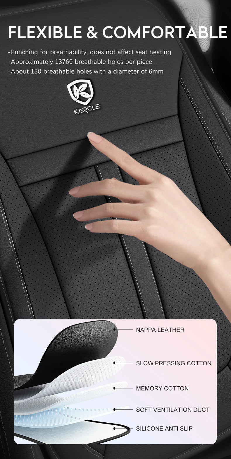 CowLost | pu-leather-car-seat-cushion-four-season-car-cushion-pad-mat |9