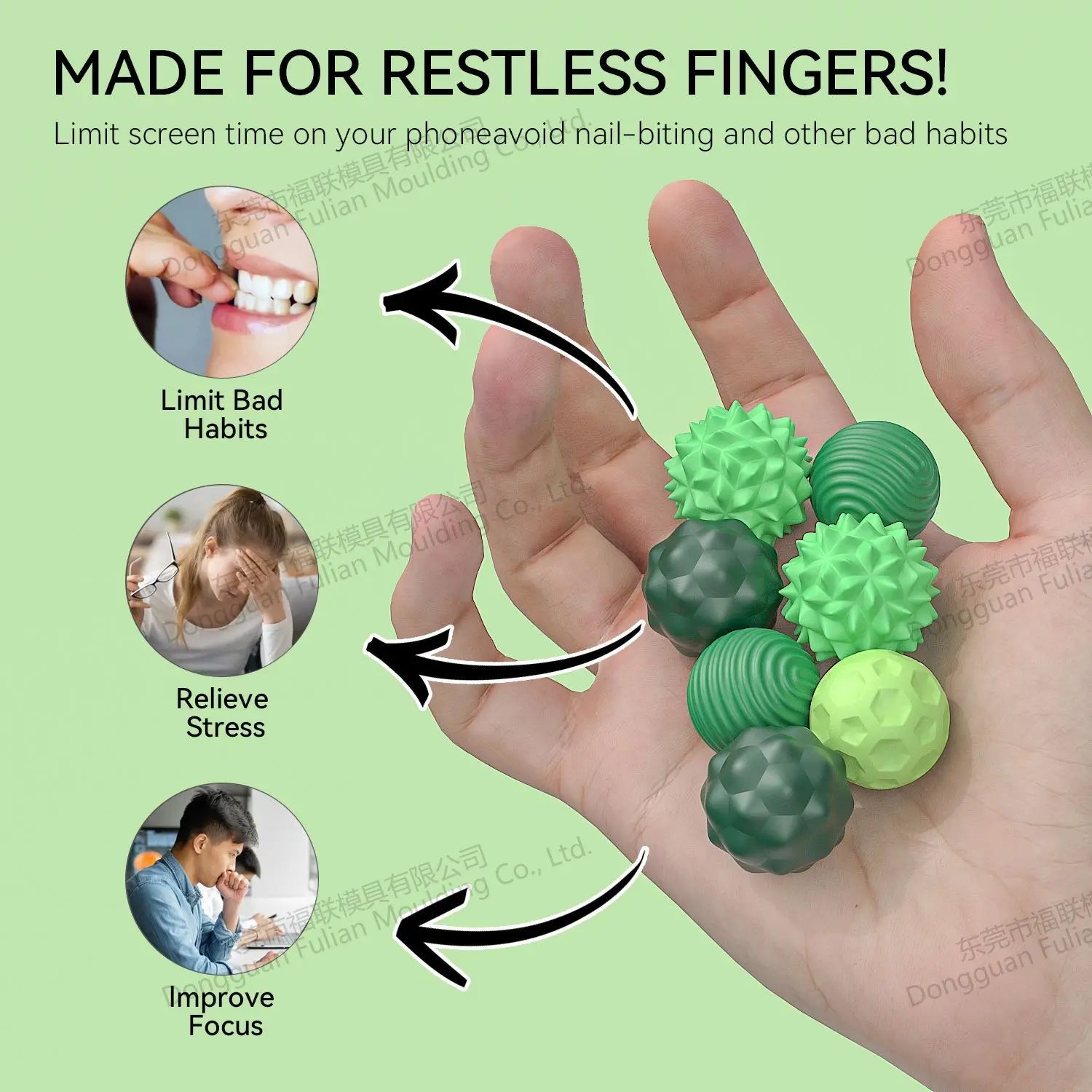 CowLost | product_id-6-texture-magnetic-silicone-fidget-stress-balls-for-adults-office-sensory-toy |6