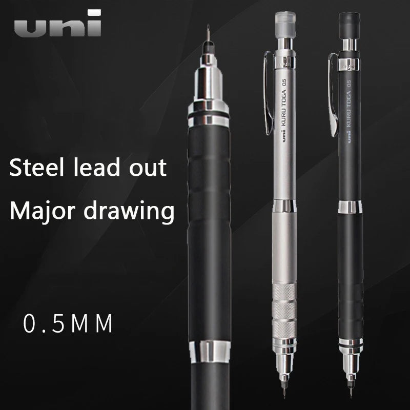 CowLost | product_id-uni-kuru-toga-m5-1017-1012-0-5mm-automatic-rotating-mechanical-pencil-with-metal-grip-genuine-japan |3