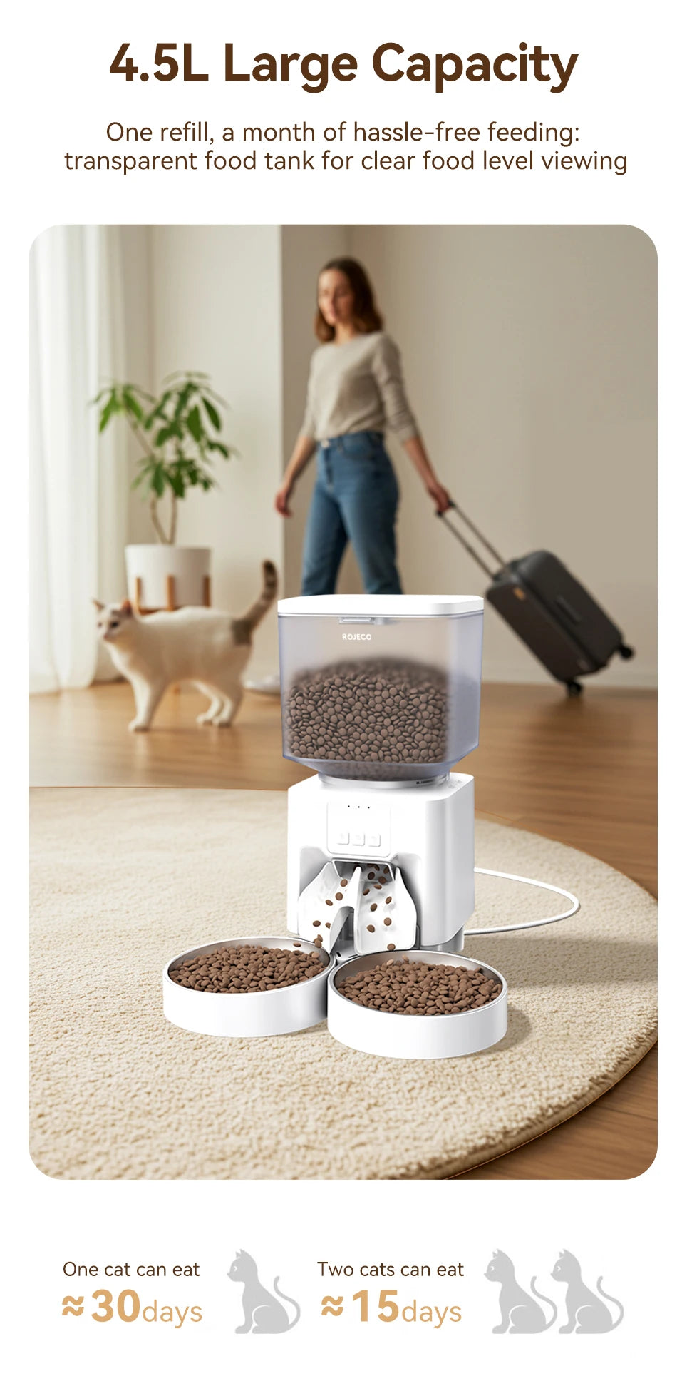 CowLost | dog-diaper-pads-liners-rojeco-4-5l-automatic-smart-pet-feeder-with-wifi-app-control |15