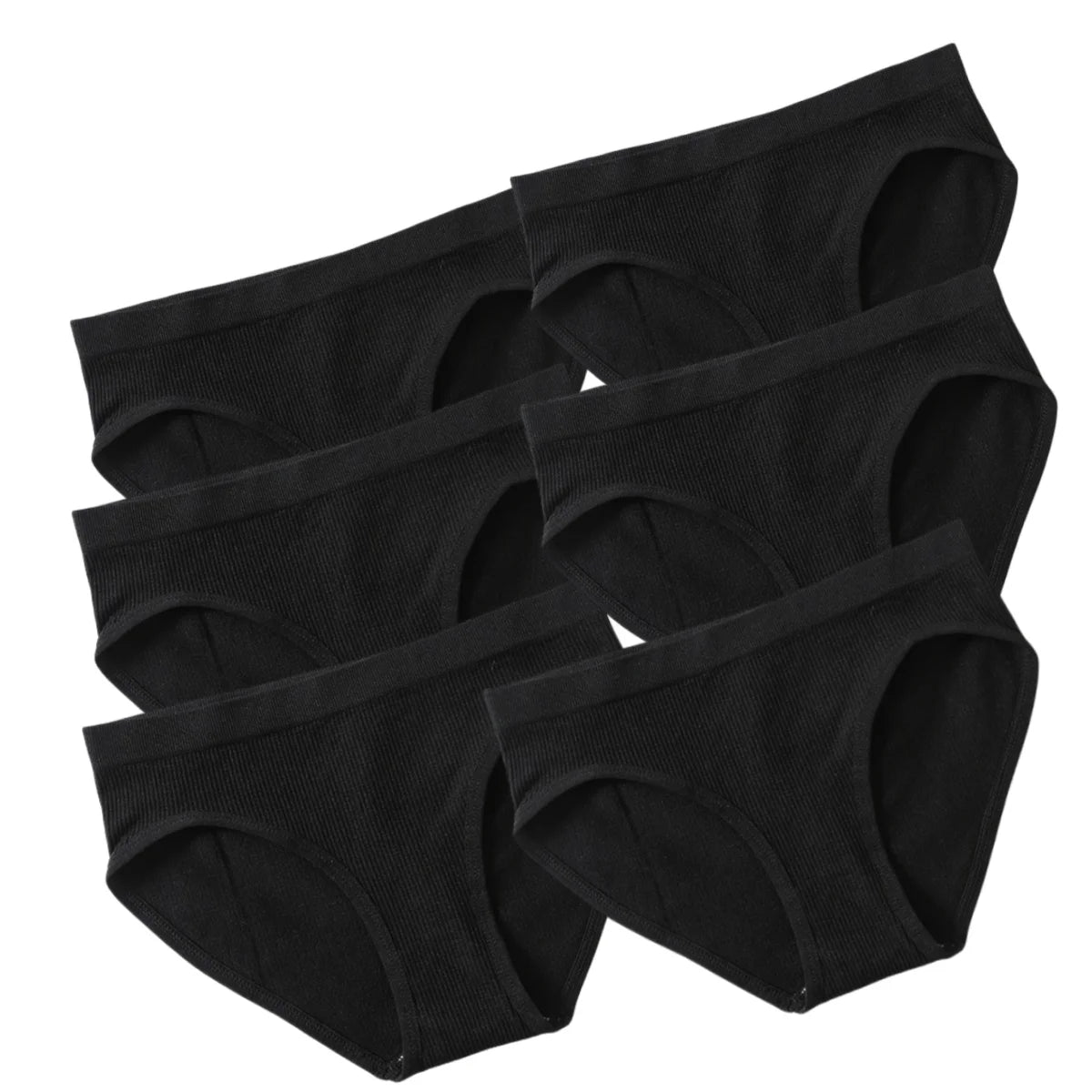 CowLost | product_id-6pcs-womens-seamless-low-rise-sports-briefs-soft-stretch-underwear |13