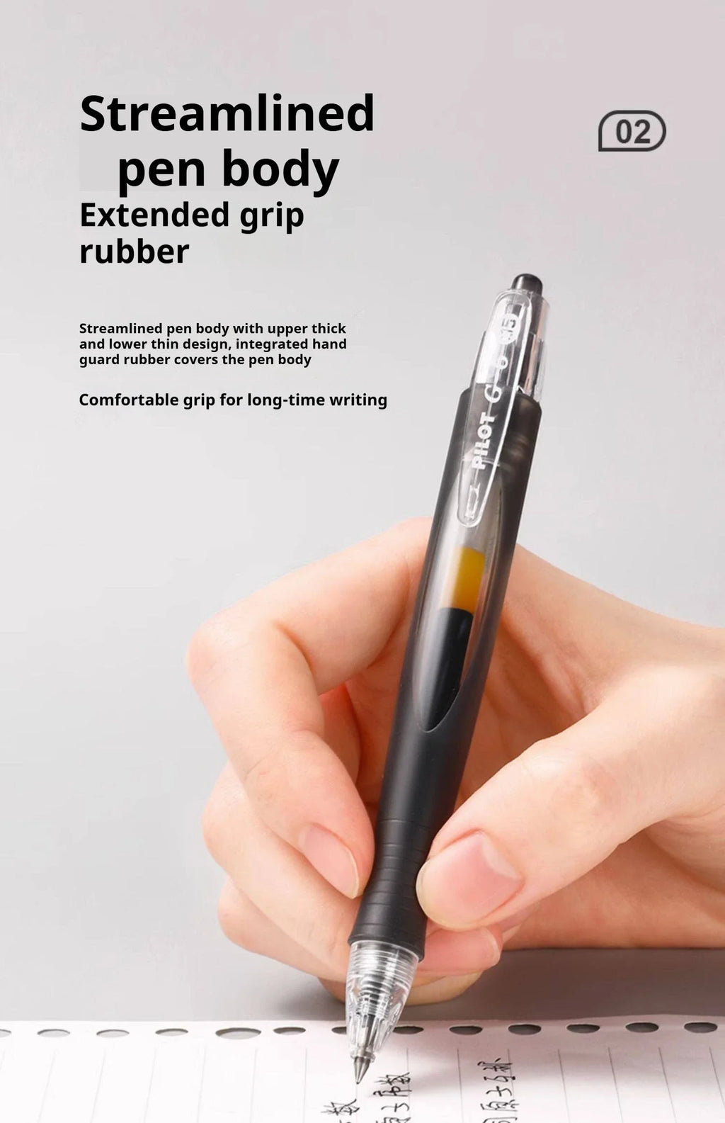 CowLost | product_id-pilot-g-6-0-5mm-gel-pen-with-comfort-grip-black-red-blue-ink-smooth-writing-needle-point |11