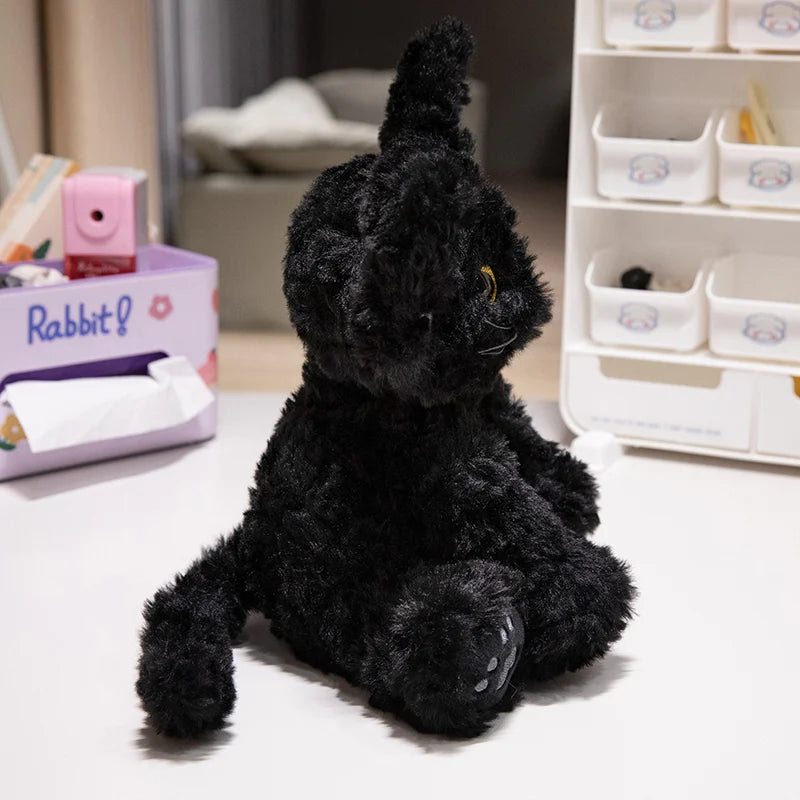 CowLost | fencing-barriers-devon-rex-plush-toy-german-curly-cat-soft-stuffed-doll |10